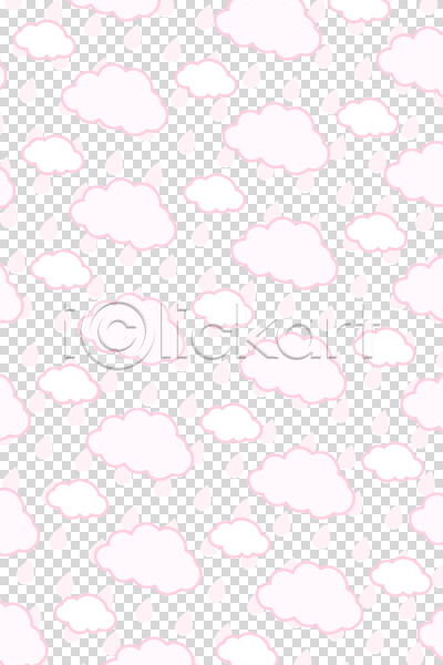 사람없음 PNG 편집이미지 구름(자연) 누끼 백그라운드 빗방울 연분홍색 패턴 편집소스