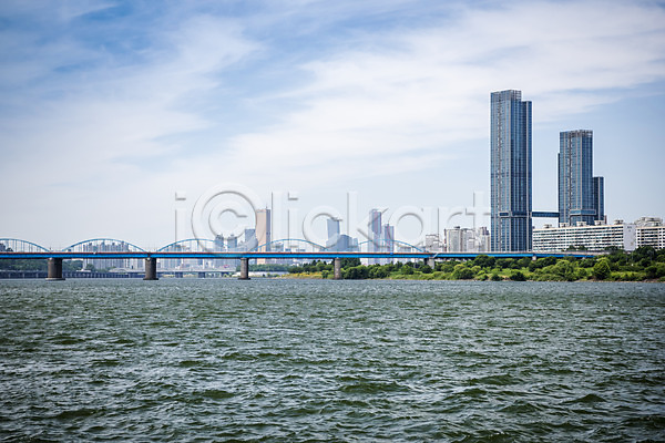 사람없음 JPG 포토 건물 고층빌딩 구름(자연) 도시 야외 주간 하늘 한강