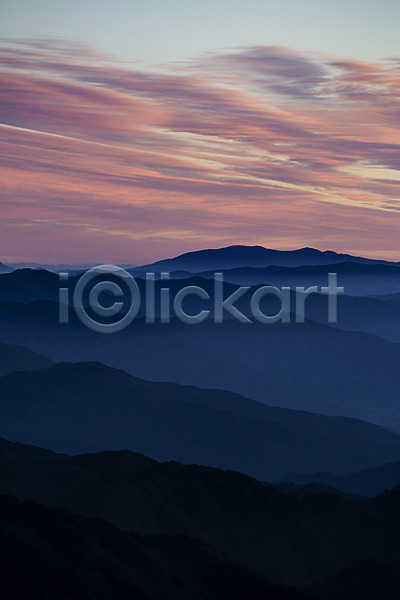 사람없음 JPG 포토 구름(자연) 국내여행 노을 백두대간 산봉우리 소백산 야간 야외 자연 하늘