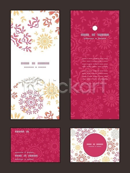사람없음 여러명 EPS 일러스트 템플릿 해외이미지 꽃 꽃무늬 디자인 레이아웃 목업 벚꽃 해외202004