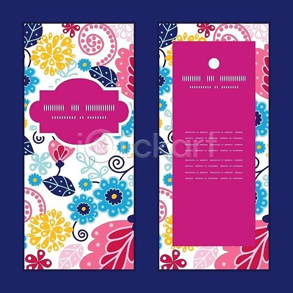 사람없음 EPS 일러스트 템플릿 해외이미지 꽃 꽃무늬 디자인 레이아웃 목업 밭 분홍색 잎 해외202004