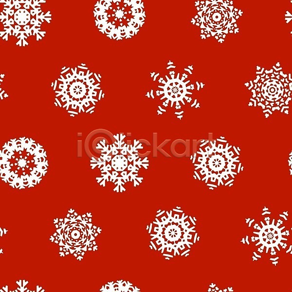 화려 사람없음 EPS 일러스트 해외이미지 그래픽 눈꽃무늬 디자인 모양 백그라운드 빨간색 추상 패턴 해외202004 흰색