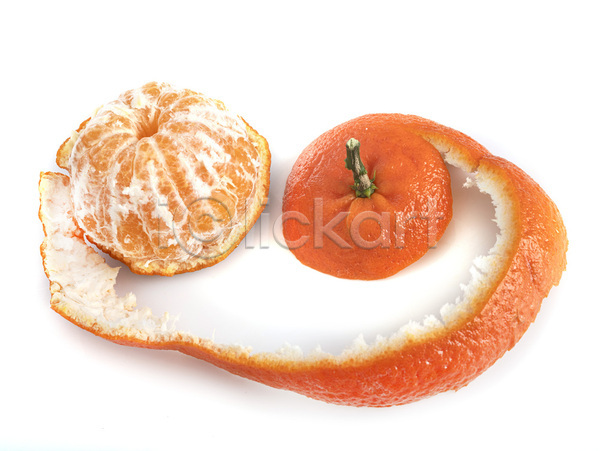 신선 사람없음 JPG 포토 해외이미지 과일 귤 디저트 오렌지 음식 잎 해외202105 흰배경