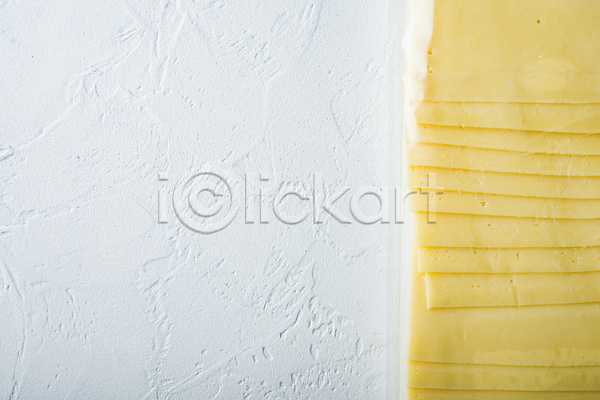 사람없음 JPG 포토 해외이미지 노란색 슬라이스 치즈 해외202105