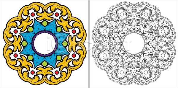 화려 휴식 사람없음 EPS 일러스트 해외이미지 그래픽 그림 꽃 꽃무늬 낙서 놀이 레이스(직물) 만화 모양 백그라운드 색칠공부 선 스타일 원형 창조 추상 취미 컨셉 컬러풀 클립아트 패턴 페이지 해외202105 해외일러스트