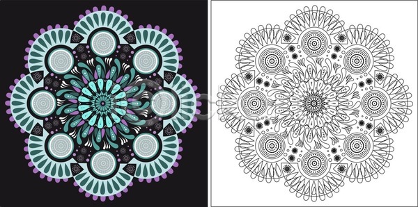 화려 휴식 사람없음 EPS 일러스트 해외이미지 그래픽 그림 꽃 꽃무늬 낙서 놀이 레이스천 만화 모양 무료이미지 백그라운드 색칠공부 선 스타일 원형 창조 추상 취미 컨셉 컬러풀 클립아트 패턴 페이지 해외202105 해외일러스트