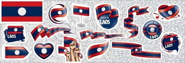 애국심 자유 축하 동양인 EPS 일러스트 해외이미지 고립 공화국 그래픽 깃대 깃발 독립 디자인 라오스 리본 배너 백그라운드 사인 세계 세트 손 수집 신분 심볼 아시아 여행 전국 정부 정치 테이프 하트 해외202105 해외일러스트 휴가