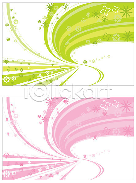 사람없음 EPS 일러스트 곡선 꽃무늬 라인백그라운드 라인아트 무늬 백그라운드 별 분홍색 선 연두색 패턴