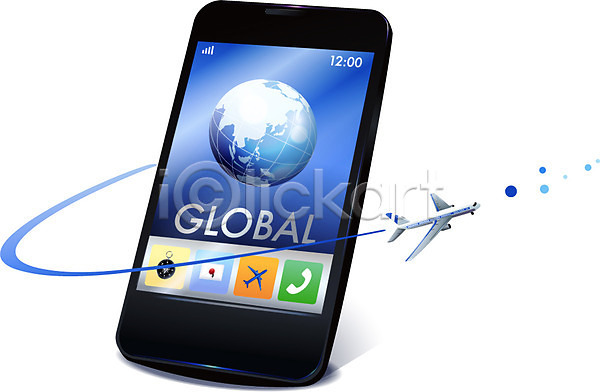 사람없음 EPS 디테일아이콘 비즈니스아이콘 아이콘 입체아이콘 글로벌 글로벌비즈니스 비즈니스 비행기 스마트폰 지구 핸드폰