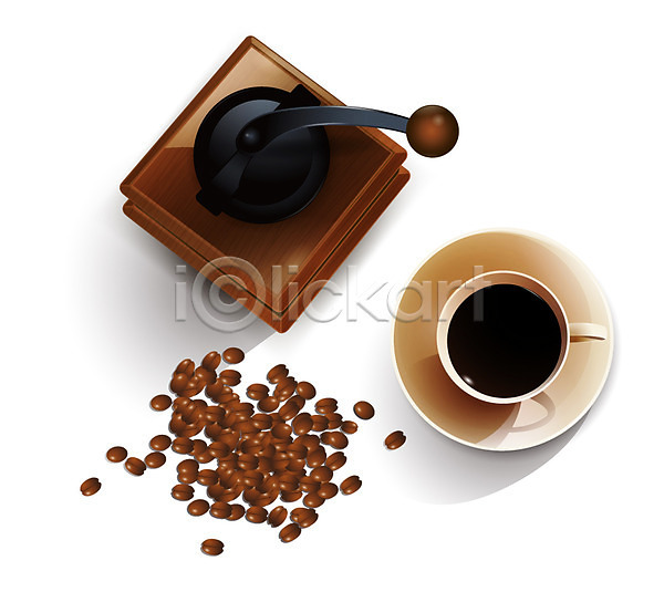 사람없음 EPS 디테일아이콘 생활아이콘 아이콘 입체아이콘 그라인더 생활용품 오브젝트 원두 음료 차(음료) 찻잔 커피 커피잔