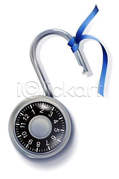 사람없음 EPS 디테일아이콘 생활아이콘 아이콘 입체아이콘 끈 리본 보안 생활용품 열림 열쇠 오브젝트 오픈 자물쇠 파란색