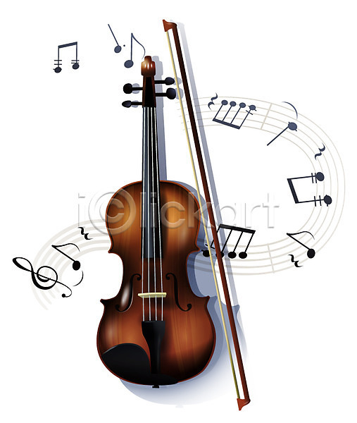 사람없음 EPS 디테일아이콘 생활아이콘 아이콘 입체아이콘 높은음자리표 바이올린 생활용품 악기 악보 오브젝트 음악 음표 현악기 활