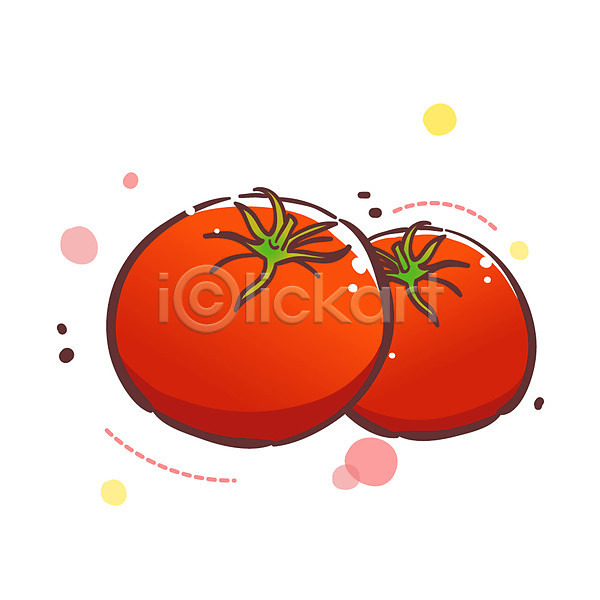 사람없음 EPS 식물아이콘 아이콘 큐티아이콘 2 두개 빨간색 식물 식재료 채소 토마토