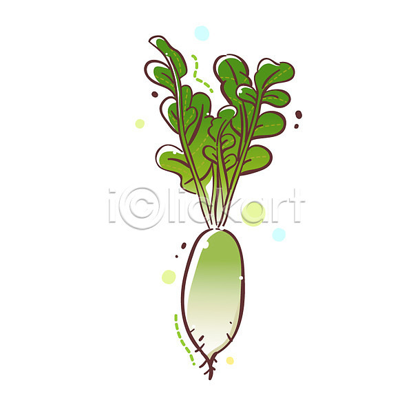 사람없음 EPS 식물아이콘 아이콘 큐티아이콘 1 무 무청 식물 식재료 채소 한개