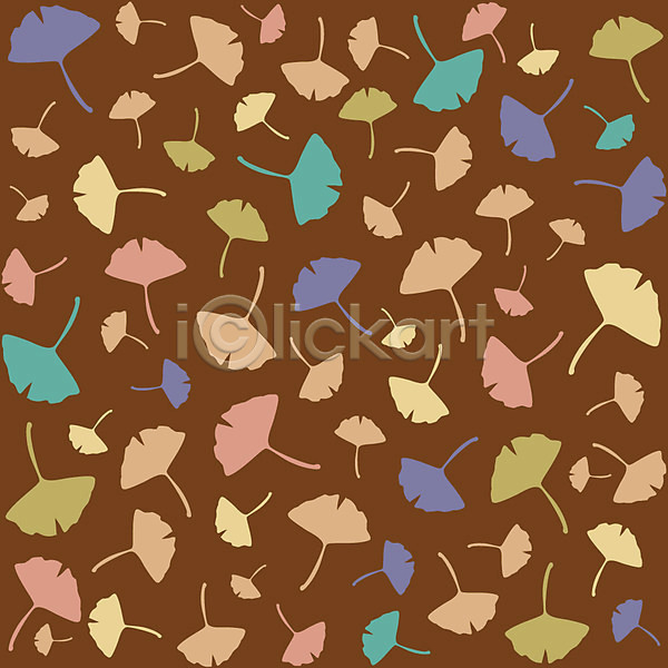 사람없음 EPS 일러스트 나뭇잎 단풍 무늬 문양 백그라운드 은행나무 은행잎 패턴