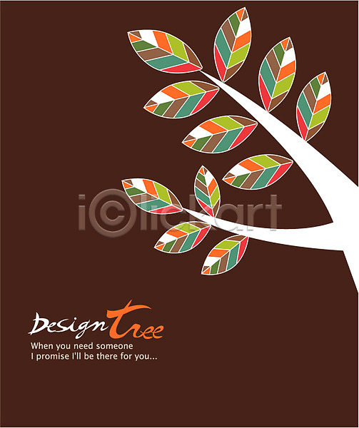 신비 사람없음 AI(파일형식) 일러스트 갈색 나무 나뭇가지 나뭇잎 디자인 백그라운드 식물 잎 자연 컬러