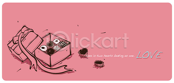 사랑 사람없음 EPS 일러스트 발렌타인데이 백그라운드 분홍색 상자 선물 선물상자 초콜릿