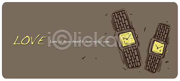 사랑 사람없음 EPS 일러스트 국내일러스트 백그라운드 선물 시계 예물 커플 한쌍