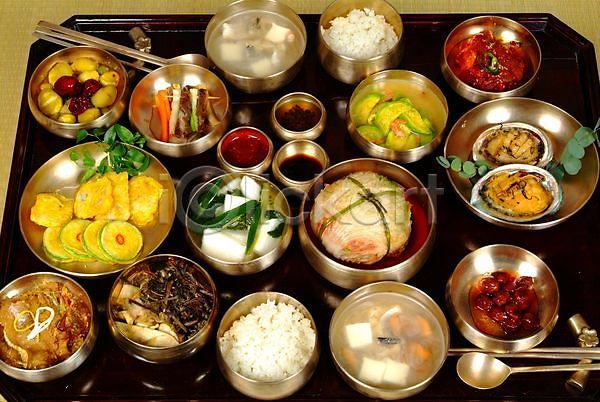 사람없음 JPG 포토 국 반찬 밥 백반 상차림 수저 숟가락 실내 양념 음식 잔치상 젓가락 한국문화 한식 한정식