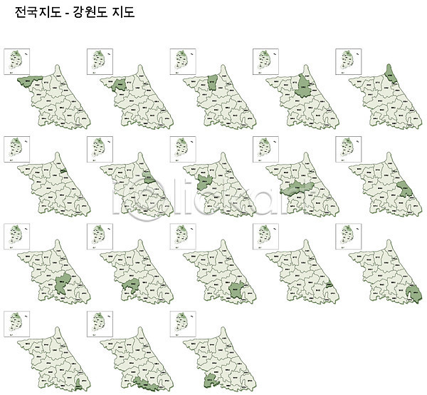 사람없음 EPS 일러스트 강원도 그래픽 무늬 백그라운드 전국지도 지도 지도그래픽 한국