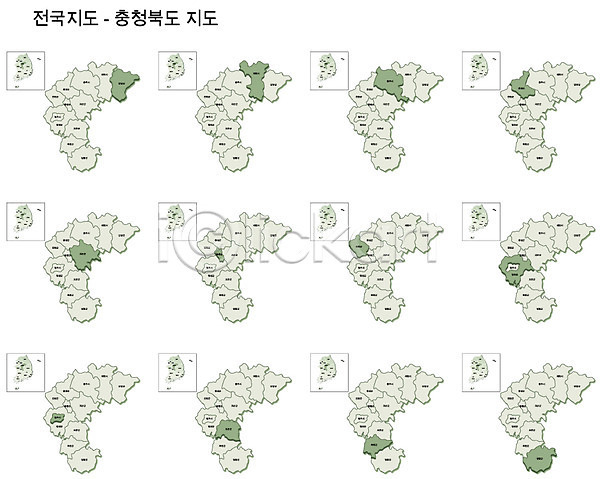 사람없음 EPS 일러스트 그래픽 무늬 백그라운드 전국지도 지도 지도그래픽 충청북도 한국