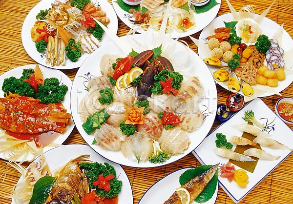 사람없음 JPG 포토 그릇 모듬회 생선회 실내 요리 음식 일본문화 일본음식 채소 해산물 회