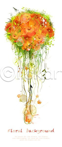 사람없음 PSD 일러스트 꽃 꽃말 꽃백그라운드 능소화 백그라운드 식물 식물백그라운드 여름(계절) 여름꽃 주황색
