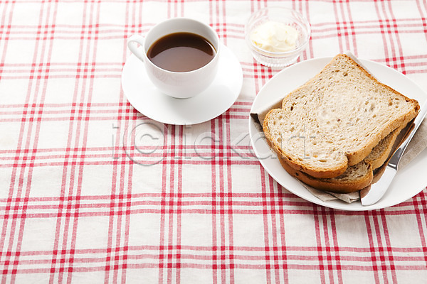 사람없음 JPG 포토 디저트 버터 빵 빵집 스튜디오촬영 식빵 식탁보 실내 음료 음식 커피