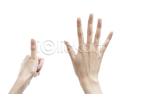 신체부위 JPG 포토 5 누끼 모션 손 손가락 손짓 숫자 스튜디오촬영 실내