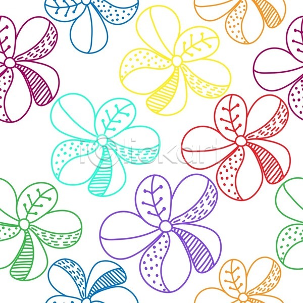 사람없음 EPS 일러스트 해외이미지 꽃 꽃무늬 디자인 백그라운드 패턴 패턴백그라운드 해외202105