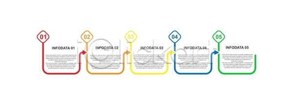 사람없음 EPS 일러스트 해외이미지 디자인 비즈니스 숫자 심플 연결 인포그래픽 해외202105 해외일러스트 화살표