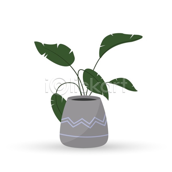 아이디어 EPS 실루엣 일러스트 템플릿 해외이미지 공백 그래픽 그림 냄비 돌봄 디자인 식물 실내 안락 윤곽 장식 주택 초록색 추상 컨셉 해외202105