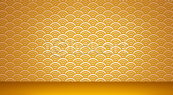 사람없음 3D JPG 포토 해외이미지 문양 벽지 일본전통 주황색 해외202105