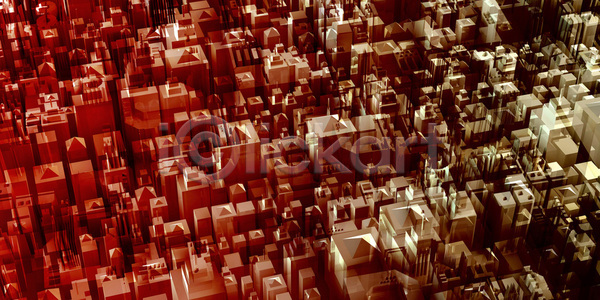 사람없음 JPG 포토 해외이미지 건물 과학기술 도시 디지털 디지털백그라운드 빌딩 빨간색 정보기술 해외202105 홀로그램