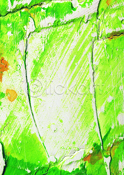 지저분함 사람없음 JPG 포토 거친 담장 무늬 백그라운드 벽 벽면 붓터치 스크래치 시멘트벽 연두색 자국 초록색 컬러 패턴 페인트 페인트칠 표면 흔적(자국)