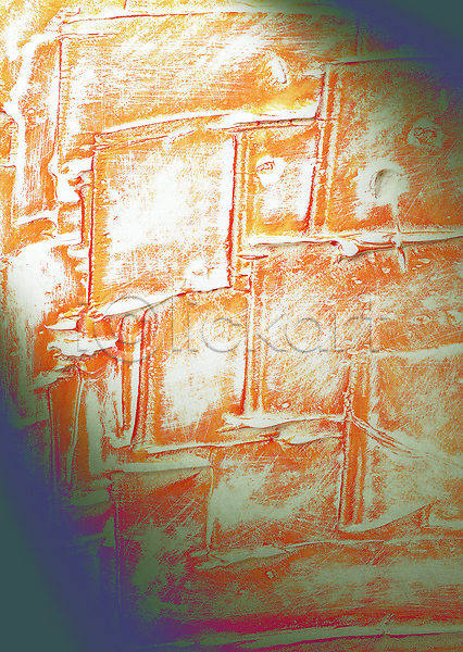 지저분함 사람없음 JPG 포토 거친 그림자 담장 무늬 백그라운드 벽 벽면 빛 스크래치 시멘트벽 어둠 자국 주황색 컬러 패턴 페인트 페인트칠 표면 흔적(자국)