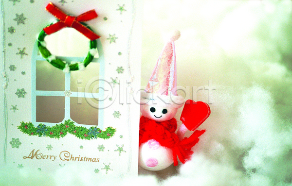 사람없음 JPG 포토 눈(날씨) 눈사람 솜 실내 오브젝트 인형 장식 카드(감사) 크리스마스 크리스마스용품 크리스마스장식 크리스마스카드 화환