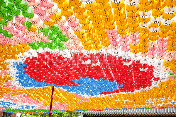 사람없음 JPG 포토 부처님오신날 불교 야외 연등 연등행사 이벤트 종교 축제 태극 풍경(경치)