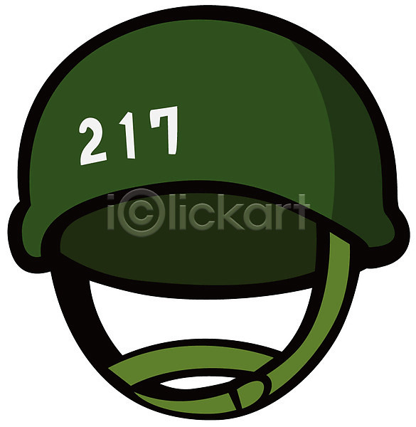 군대 사람없음 EPS 아이콘 군모 군용 모자(잡화) 훈련병모자