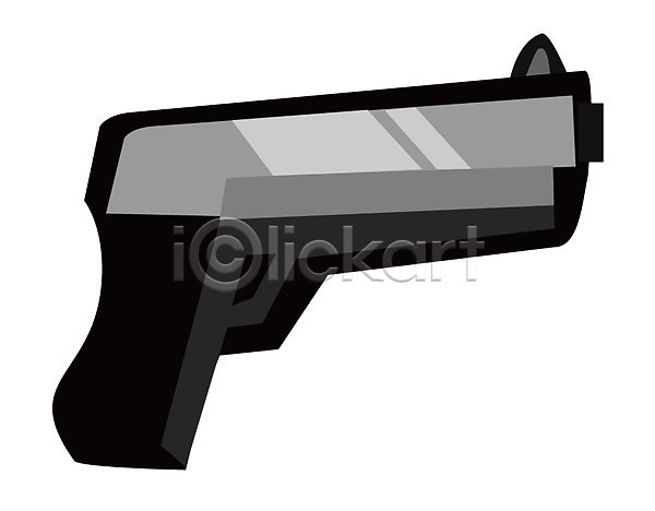 군대 사람없음 EPS 아이콘 군용 권총 총
