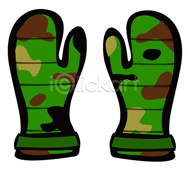 군대 사람없음 EPS 아이콘 군용 군용장갑