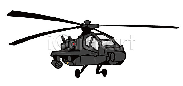 군대 사람없음 EPS 아이콘 군용 전투헬기 헬리콥터