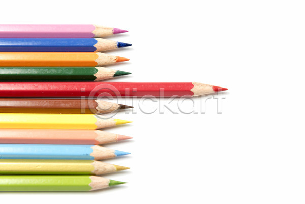 사람없음 JPG 포토 해외이미지 갈색 노란색 백그라운드 분홍색 빨간색 색연필 스펙트럼 연필 오브젝트 초록색 컬러풀 크레파스 파란색 파스텔톤 해외202004 해외202105 흰색