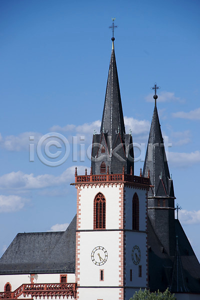 사람없음 JPG 포토 건물 관광지 교회 구름(자연) 나라 도시 독일 빙엔 세계 야외 유럽 풍경(경치) 하늘 해외 해외풍경