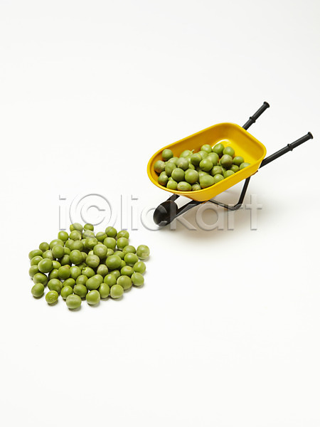 사람없음 JPG 포토 곡류 수레 스튜디오촬영 실내 완두콩 채소 초록색 컬러푸드 콩