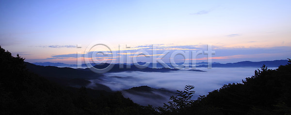 상쾌 사람없음 JPG 구름 노을 산 야외 일몰 파노라마 풍경 하늘 호명산