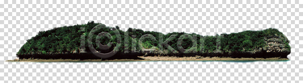 사람없음 PNG 편집이미지 가로 나무 무인도 섬 숲 야외 자연 주간 컬러 파노라마 편집 편집소스 풍경(경치)