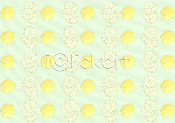 사람없음 PSD 일러스트 노란색 레몬 무늬 백그라운드 조각 조각(피스) 패턴