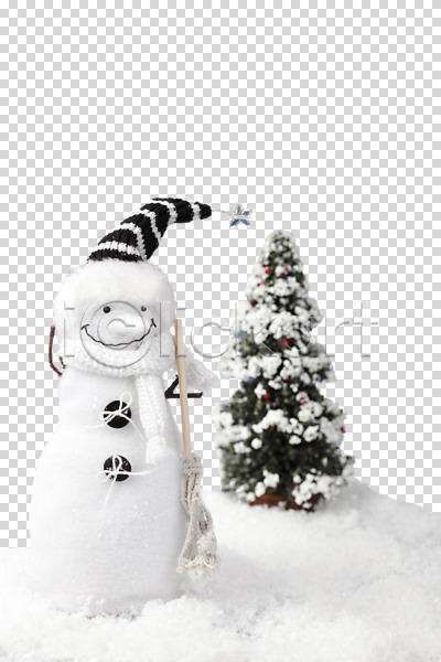 사람없음 PNG 편집이미지 겨울 계절 나무 눈(날씨) 눈사람 모자(잡화) 오브젝트 인형 털모자 편집 편집소스