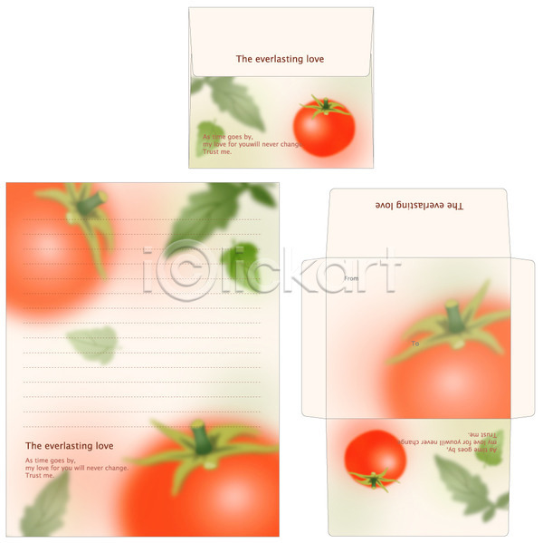 사람없음 EPS 템플릿 레터폼 봉투 빨간색 세트 열매 잎 채소 토마토 틀 편지 편지봉투 편지지 프레임